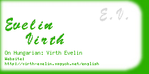 evelin virth business card